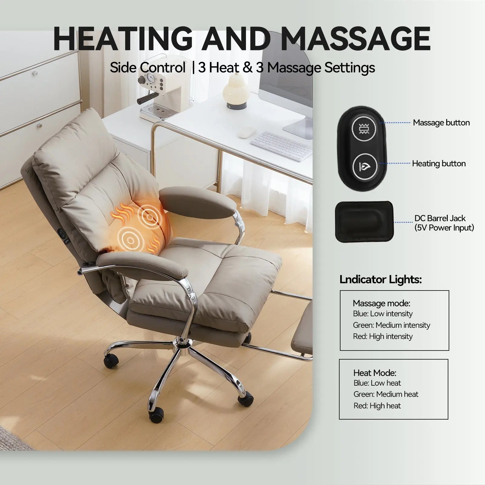 EMIAH C570 Comfortable Office Chair with Footrest - EMIAH Store