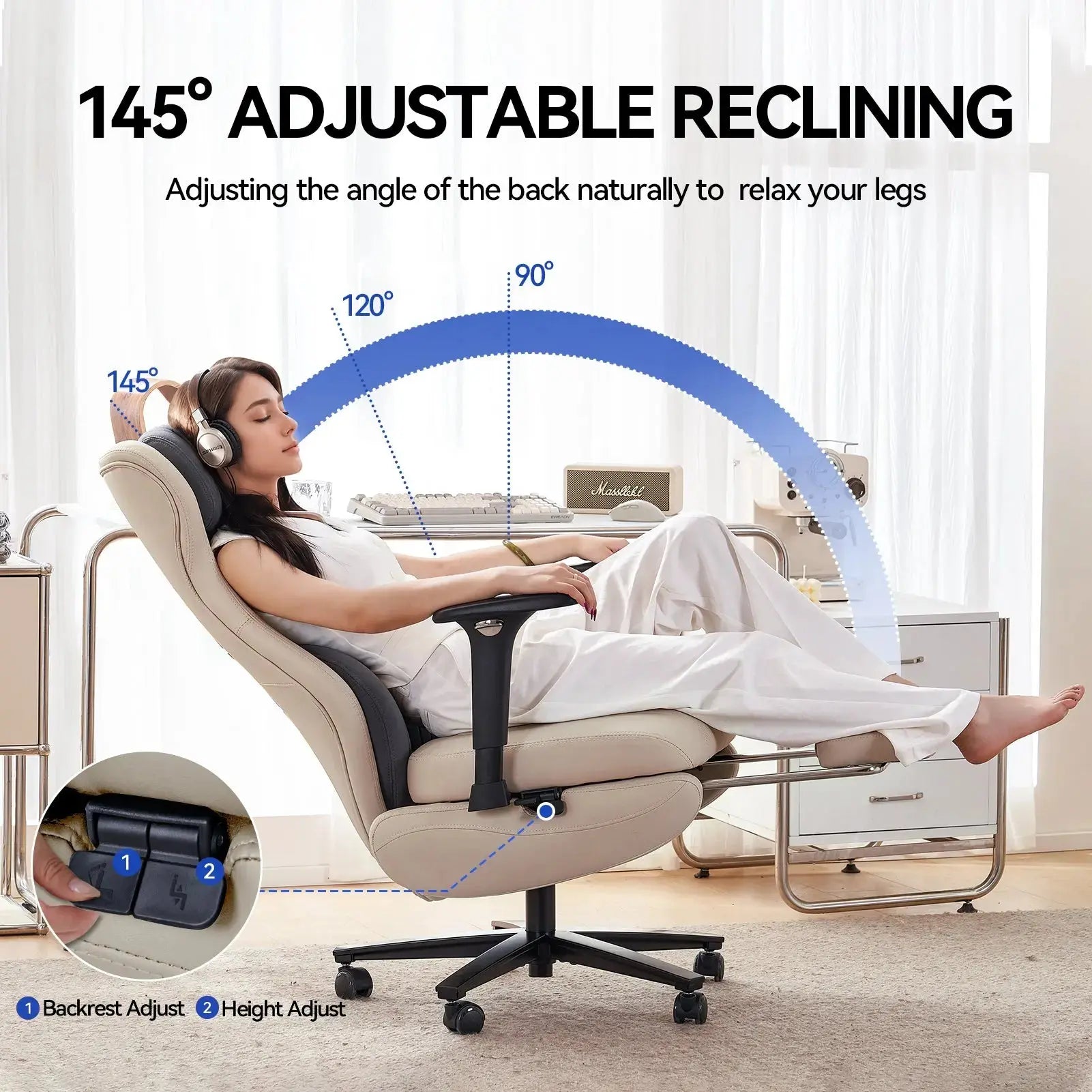 EMIAH GT100 Ergonomic Gaming Chair with Lumbar Support - EMIAH Store