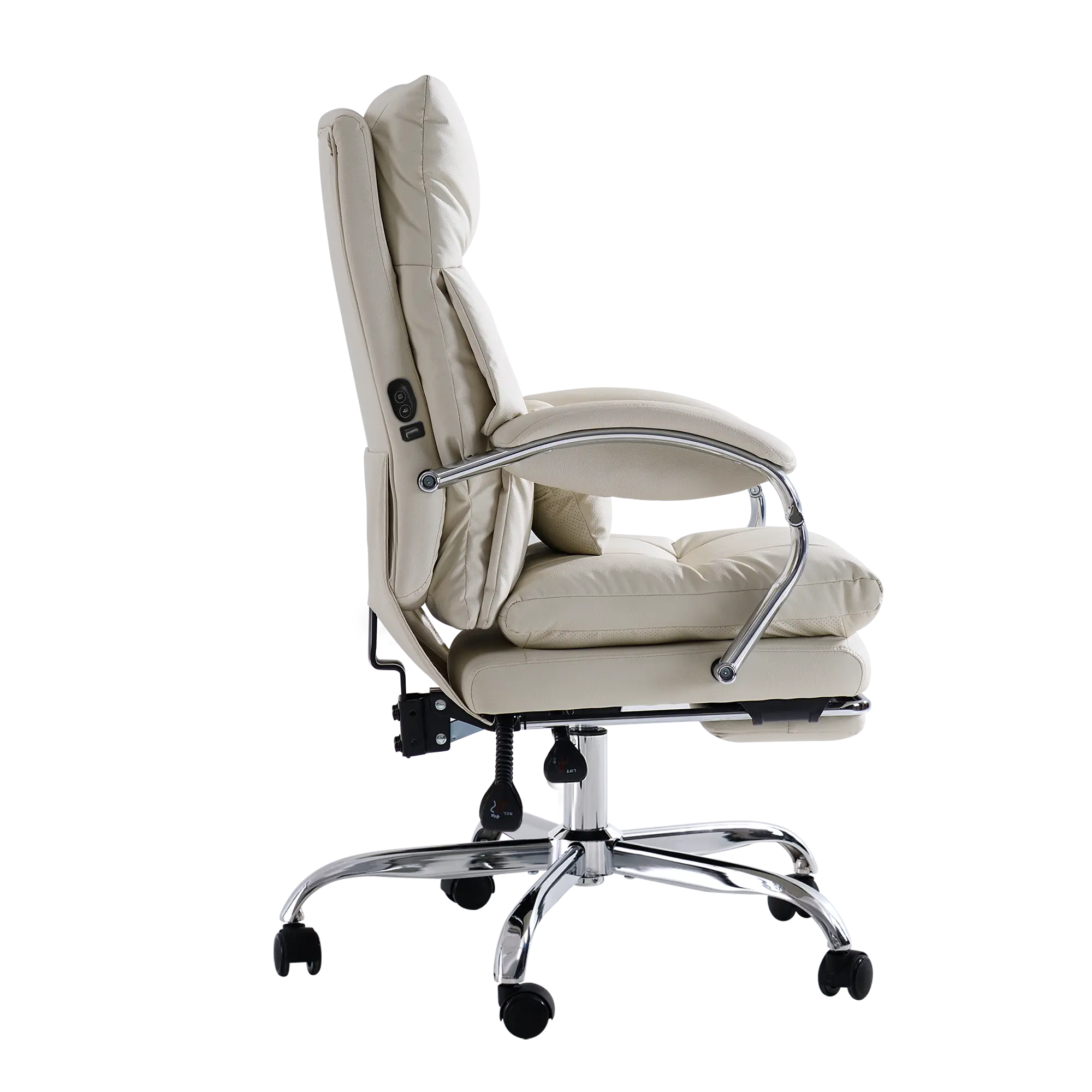 EMIAH C570 Comfortable Office Chair with Footrest Comfortable Desk Chair With Crossed Legs and Armrests EMIAH