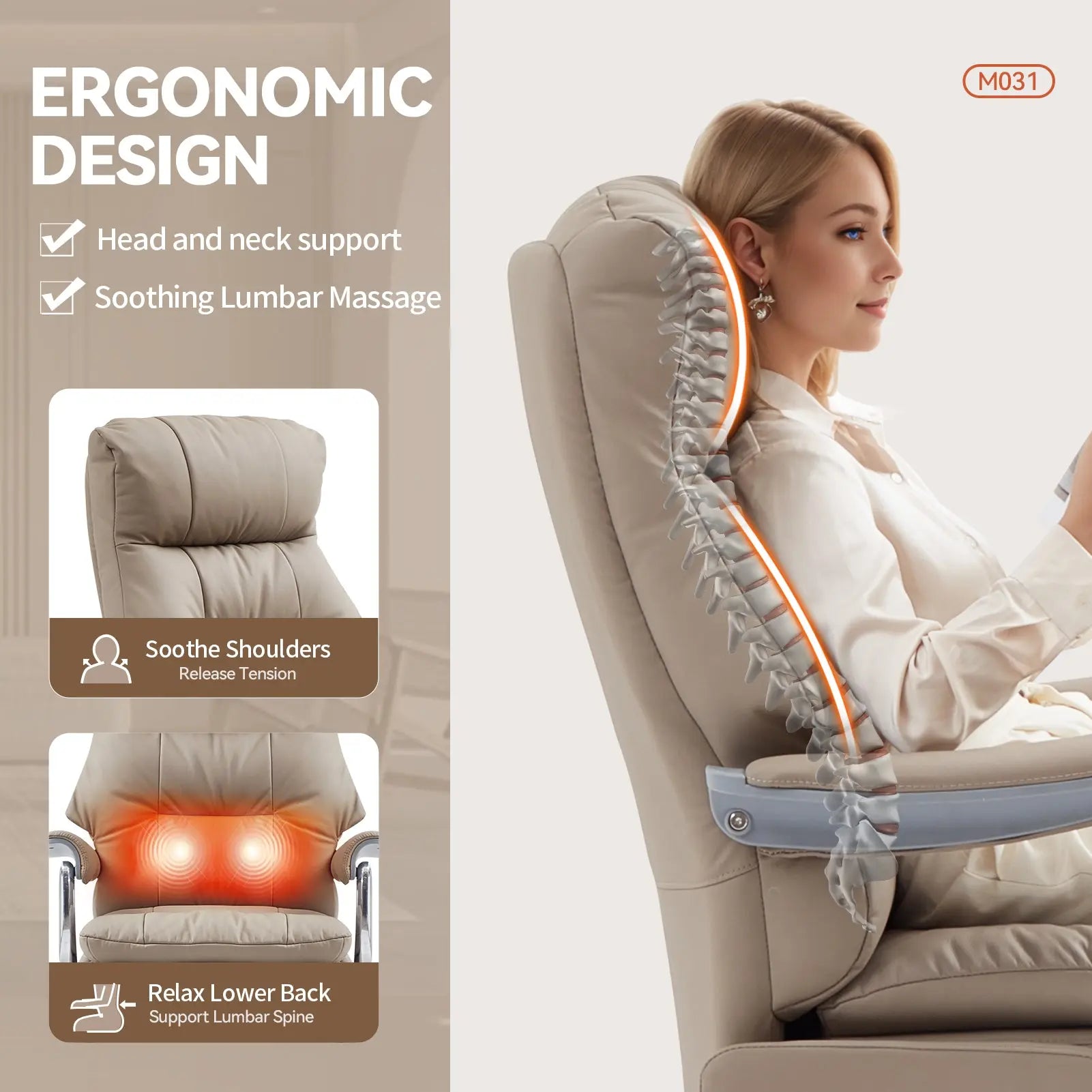 EMIAH MT031 Electric Smart Ergonomic Executive Office Chair EMIAH