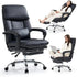 EMIAH C029 Ergonomic Genuine Leather Office Chair with Foot Rest - EMIAH Store 