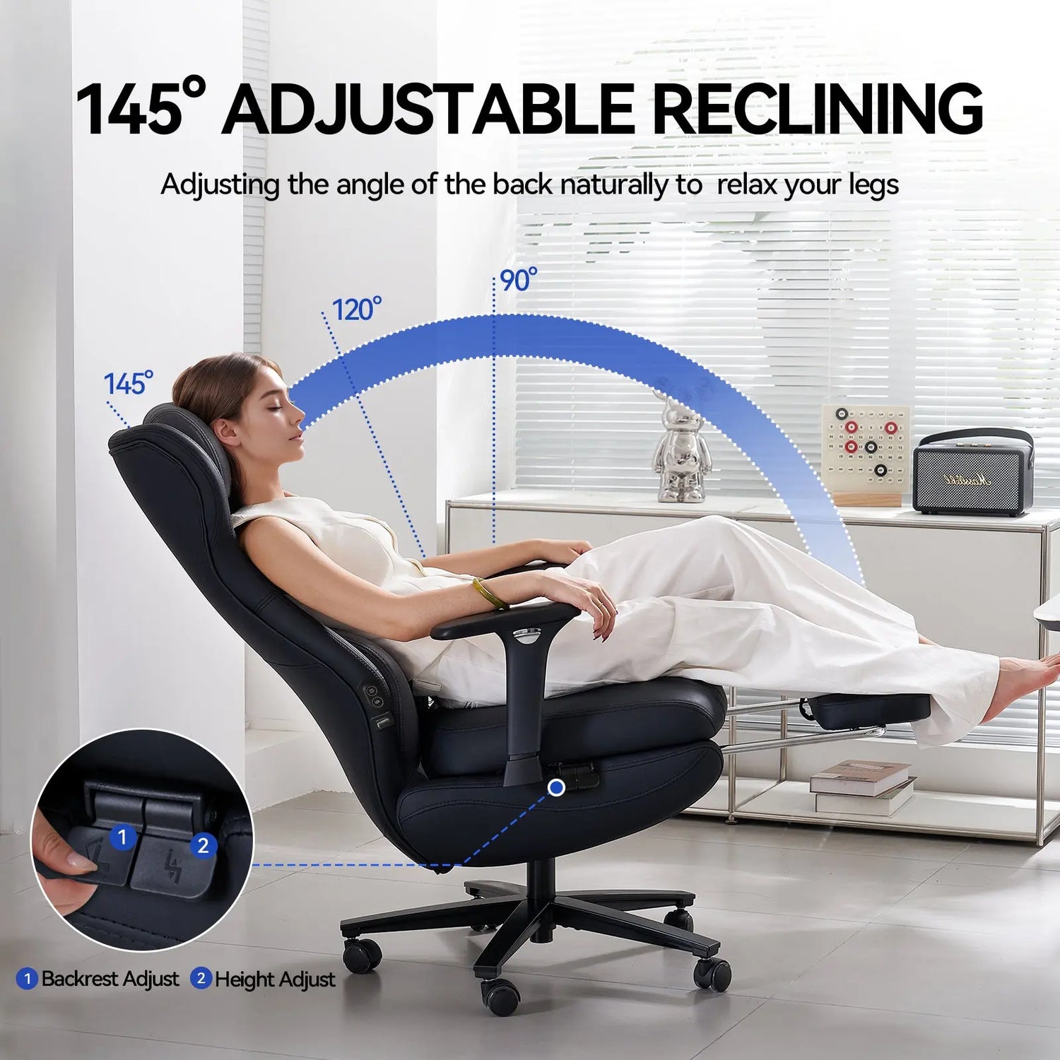 EMIAH GT100 Ergonomic Gaming Chair with Lumbar Support - EMIAH Store 