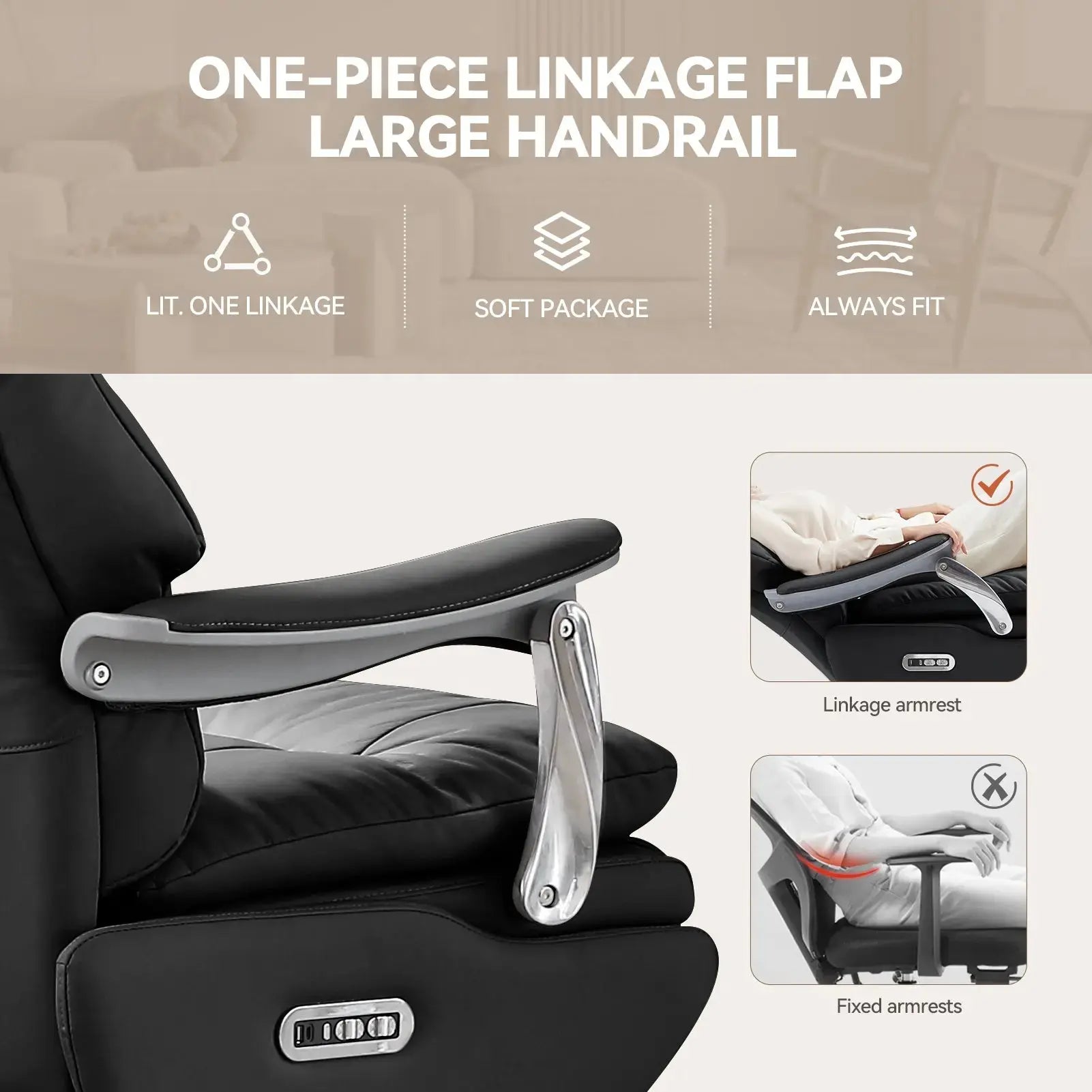 EMIAH MT031 Smart Ergonomic Executive Electric Office Chair - EMIAH Store 