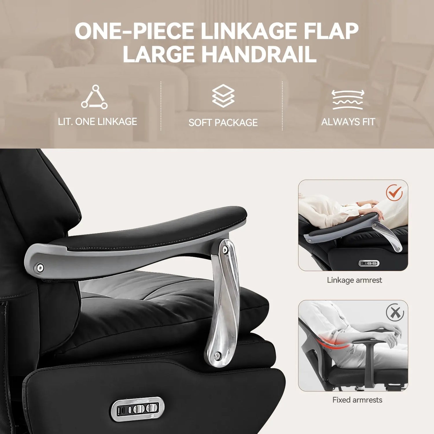 EMIAH MT031 Smart Ergonomic Executive Electric Office Chair - EMIAH Store 