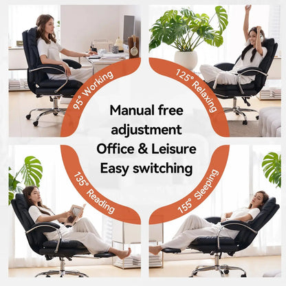 EMIAH C570 Comfortable Office Chair with Footrest - EMIAH Store 