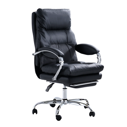 EMIAH C570 Comfortable Office Chair with Footrest Comfortable Desk Chair With Crossed Legs and Armrests EMIAH