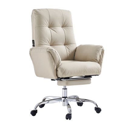 EMIAH C590 Comfy Ergonomic Office Chair with Footrest and Flip-up Arms EMIAH