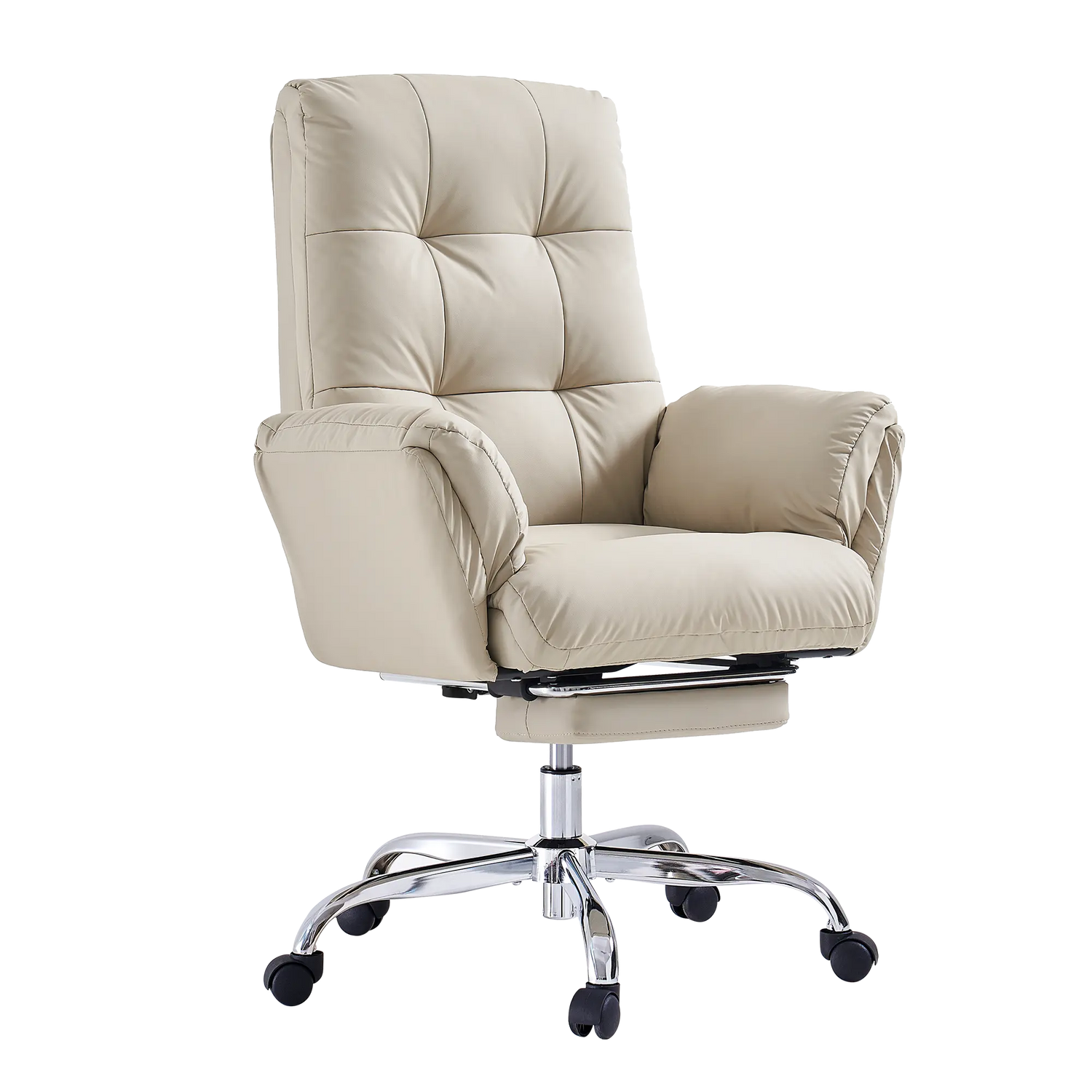 EMIAH C590 Comfy Ergonomic Office Chair with Footrest and Flip-up Arms EMIAH