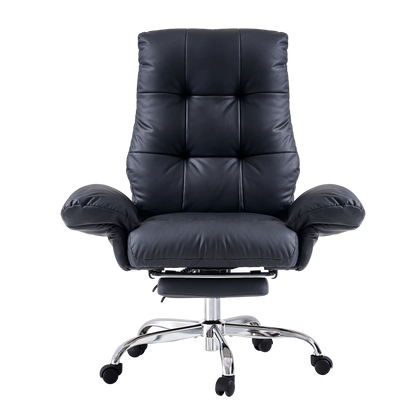 EMIAH C590 Comfy Ergonomic Office Chair with Footrest and Flip-up Arms EMIAH