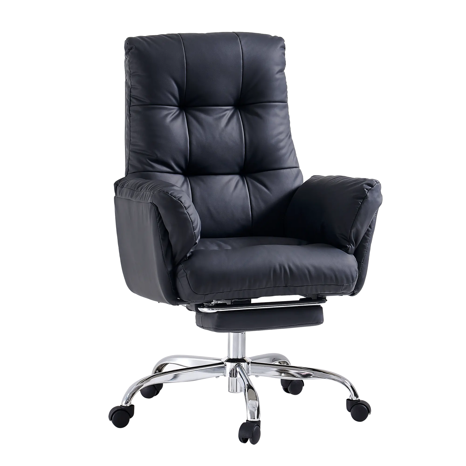 EMIAH C590 Comfy Ergonomic Office Chair with Footrest and Flip-up Arms EMIAH