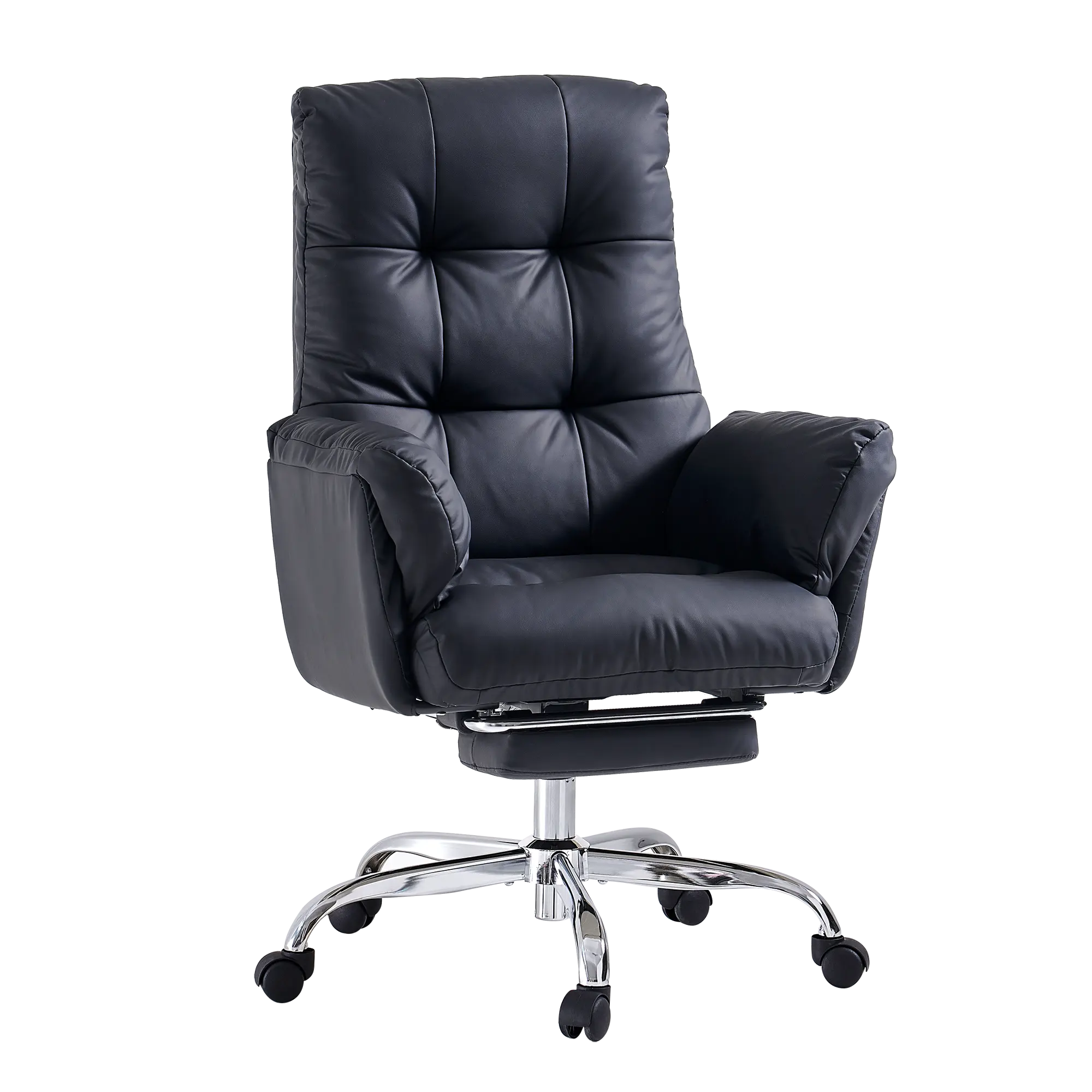 EMIAH C590 Comfy Ergonomic Office Chair with Footrest and Flip-up Arms EMIAH