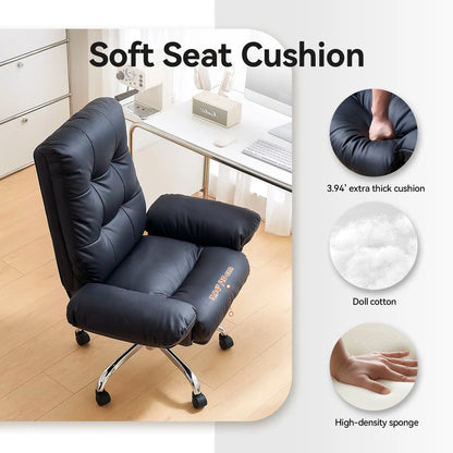 EMIAH C590 Comfy Ergonomic Office Chair with Footrest and Flip-up Arms - EMIAH Store 