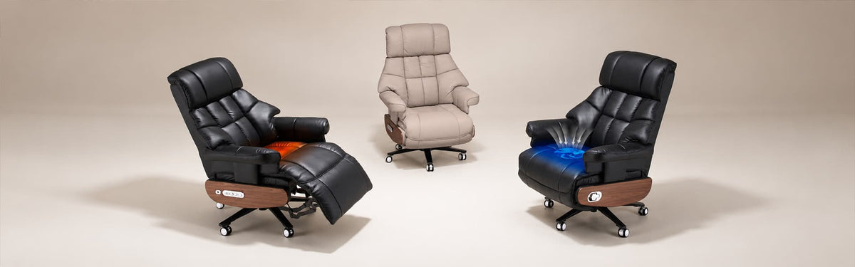 Ergonomic chair in a workspace